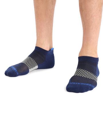 Men's Icebreaker Merino Multisport Light Micro Socks Royal Navy / Lazurite | CA 1897CTVE